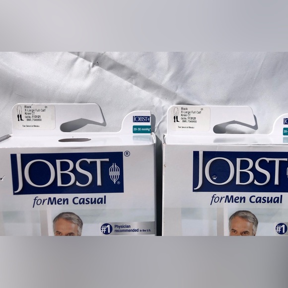 Jobst mens black compression socks-2 pairs-NWOT - Picture 4 of 9